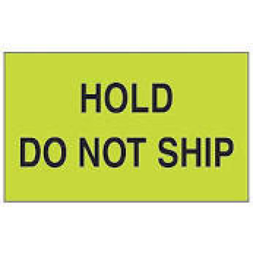 AirTrack Do Not Barcode Label