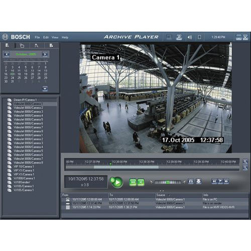 Bosch VIDOS CCTV Camera Software