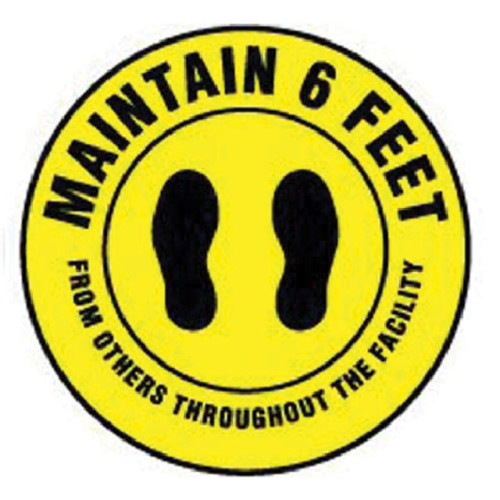 AirTrack Anti-Slip Floor and Wall Barcode Label