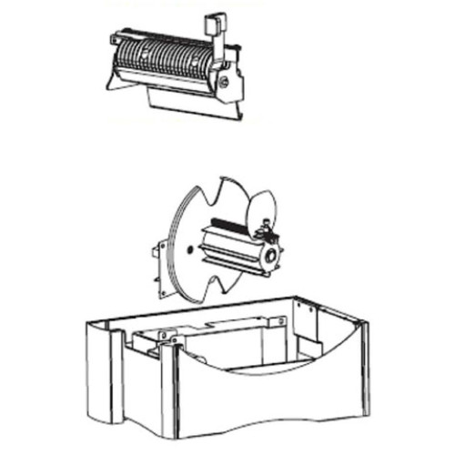 Zebra ZM400 Label Rewinder