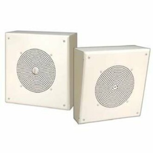 Bogen Self-Amplified Metal Box Speakers Public Address Equipment
