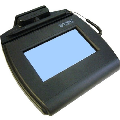Topaz SigLite LCD 4x3 MSR Signature Pad