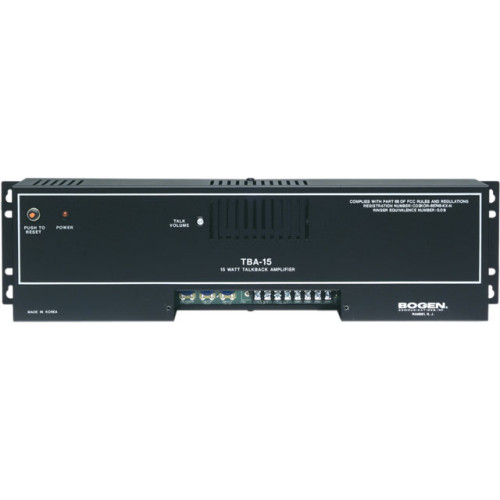Bogen TBA15 Public Address Equipment