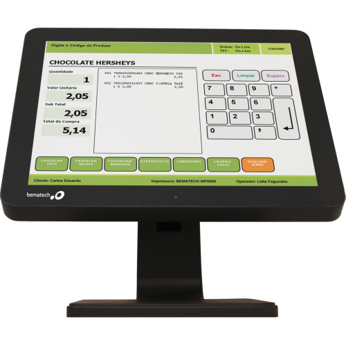 Bematech LE1015 Touch Monitor Touchscreen