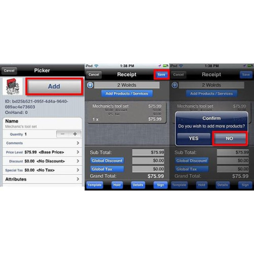eMobilePOS MobilePOS Wasp POS Software