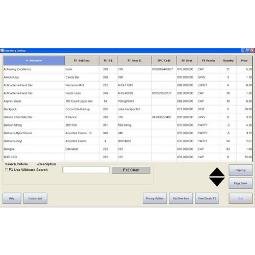 CAP Software Cash n Carry Wasp POS Software
